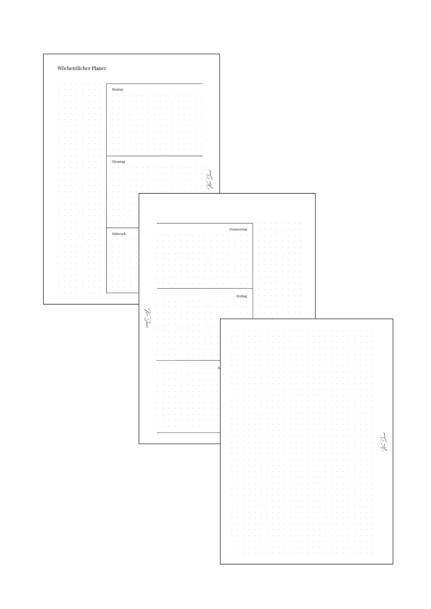 A5 Kalender-Einlage einzeln