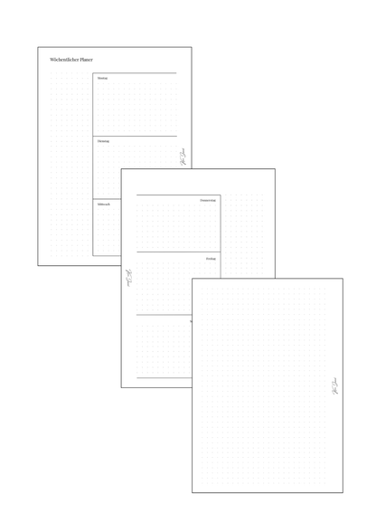 A5 Kalender-Einlage einzeln